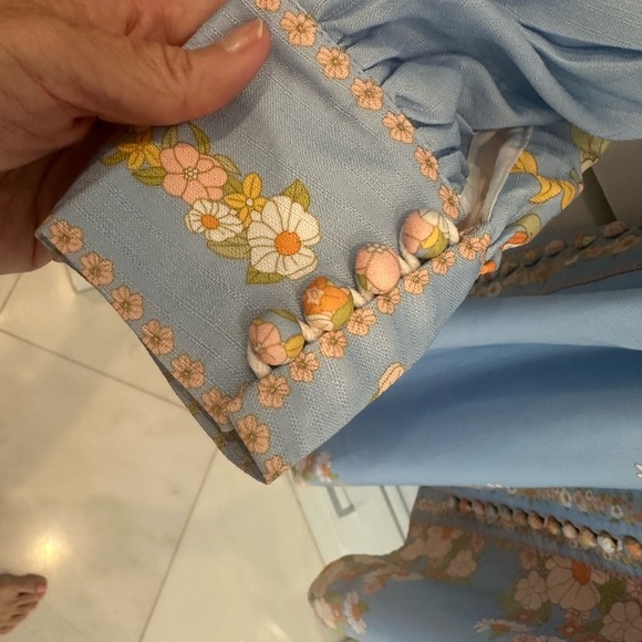 Floral Blue Dress - Picture 5 of 6